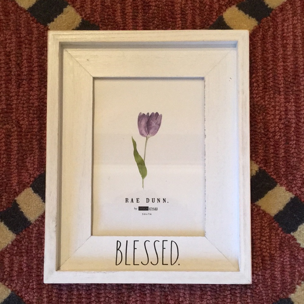 SALE!🛍❤️🛍5x7 Rae Dunn 🖼🥰 Wooden Blessed Frame